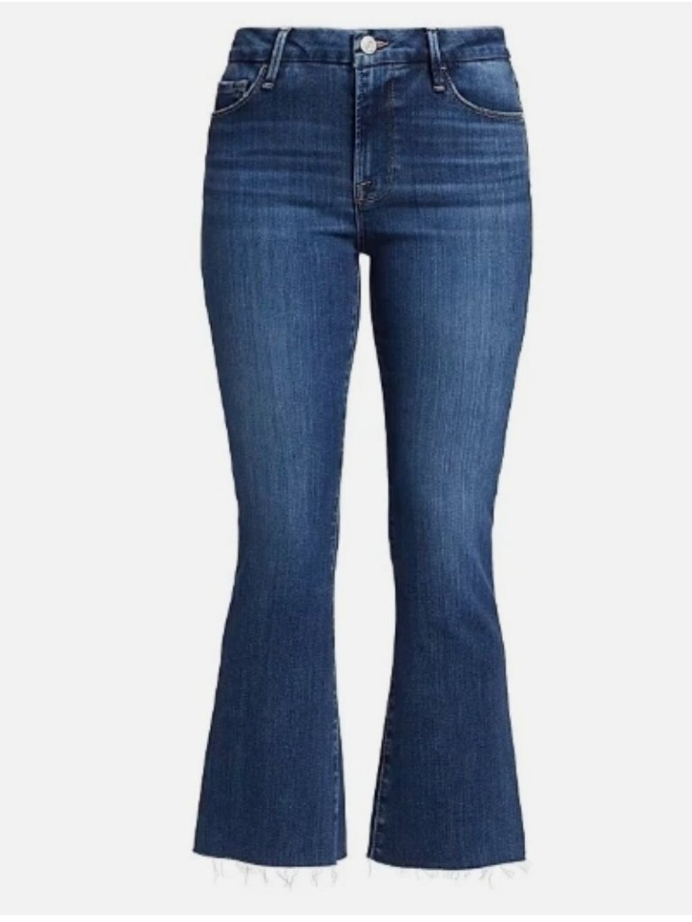 FRAME Le Cropped Mini Boot Mid‑Rise Bootcut Jeans – Lupine – 28 – NWT - Picture 4 of 6
